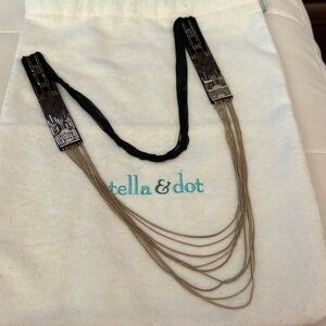 Stella & Dot Jasper Ombré Layered Necklace